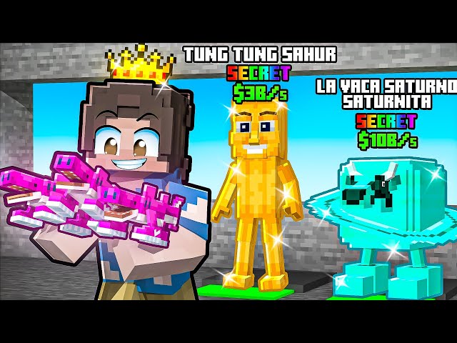 Minecraft'ta %0.01 SECRET BRAİNROTLARI ÇALDIM