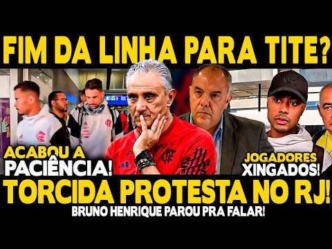 FIM DA LINHA PARA TITE? ACABOU A PACIÊNCIA! TORCIDA PROTESTA NA CHEGADA! FLA PODE SER ELIMINADO!