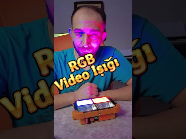 Şarjlı Projektörü Renkli Video Işığına Dönüştürmek