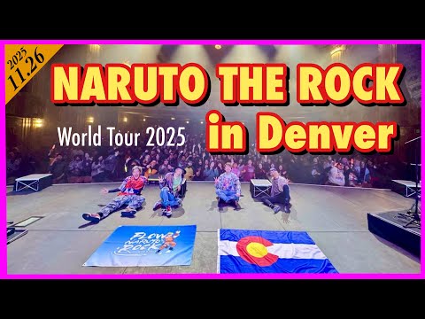 FLOW WORLD TOUR 2025 “NARUTO THE ROCK” in Denver