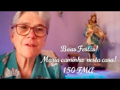 Inspetora Irmã Teresinha Ambrosim da Inspetoria Madre Mazzarello-BMM - Maria caminha nesta casa!