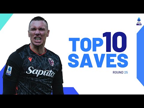 Skorupski's prodigious save on Isaksen | Top Saves | Round 25 | Serie A 2023/24