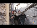 Explosion shatters the crowded alleys of a Khan Younis refugee camp  - 00:55 min - News - Video