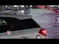Huge Rain Water Flowing Under Ameerpet Metro Station, Motorists Facing Problems | V6 News  - 04:12 min - News - Video