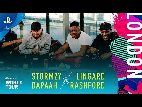 FIFA 19 World Tour - Lingard & Rashford vs Stormzy & Dapaah | PS4
