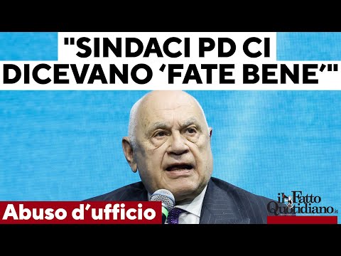 Abolizione abuso d’ufficio, Nordio: “Sottobanco molti sindaci Pd sono venuti a dirci 'fate bene'”