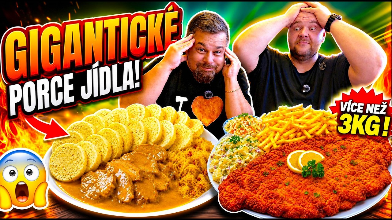 TO NENÍ MOŽNÝ! Tak velké porce jídla jsem ještě neviděl! TO NEJDE SNÍST!
