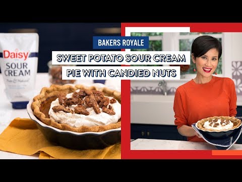Sweet Potato Sour Cream Pie