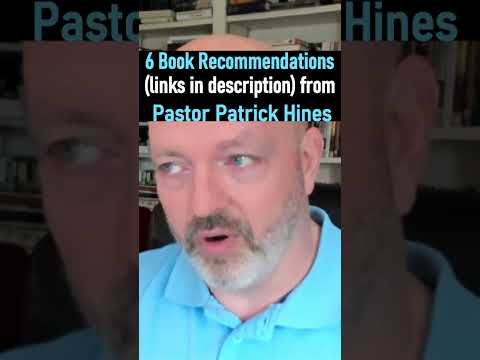 Six Book Recommendations (links in description) from Pastor Patrick Hines #shorts