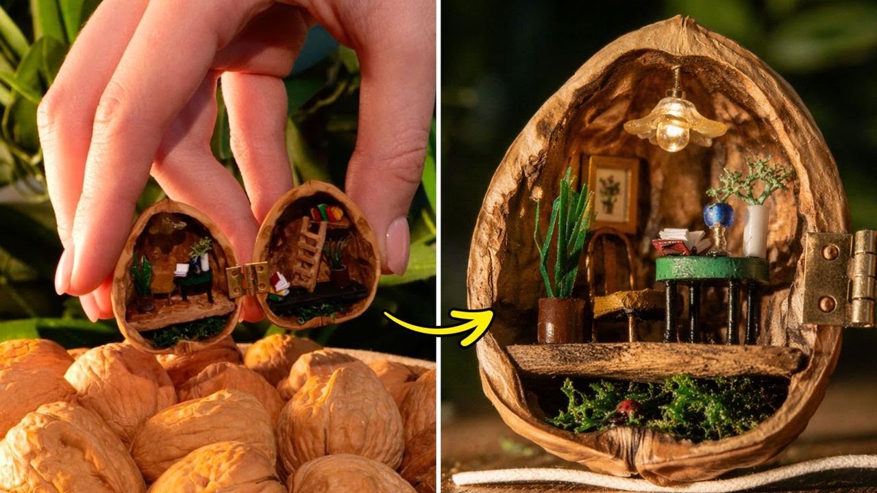 Tiny Crafted Worlds: Miniature DIY Wonders You Can Make