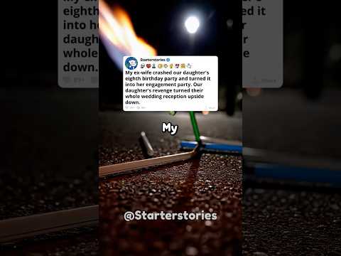 My ex-wife crashed our daughter's eighth birthday party and turned it into her engagement party.