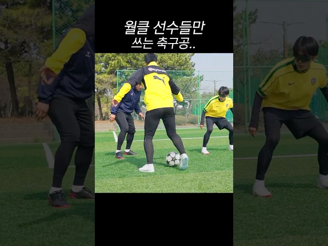 현존 최고의 축구공 직접 차봤어요 (챔스공)