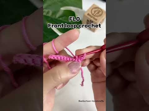 Front loop crochet, FLO #crochet #diy #amigurumi #knittig #handmade #crocheting