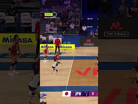 🇯🇵 vs. 🇧🇷 | when elite teams collide 😤 #volleyball #japan #volleyballworld