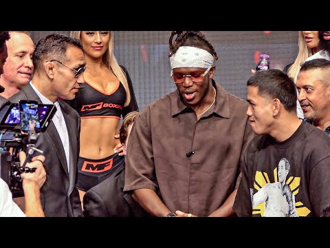 TONY FERGUSON STEPS UP!! | vs Salt Papi | FULL FACE OFF | Misfits Boxing