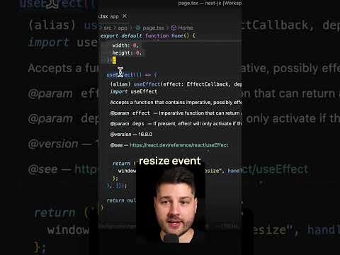 How to Run Code When Window Size Changes in React