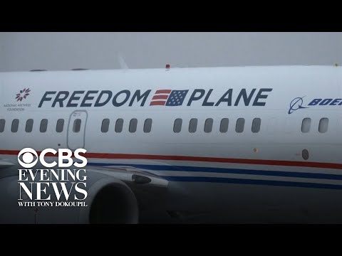 Freedom Plane carrying prized U.S. documents celebrates 250th anniversary