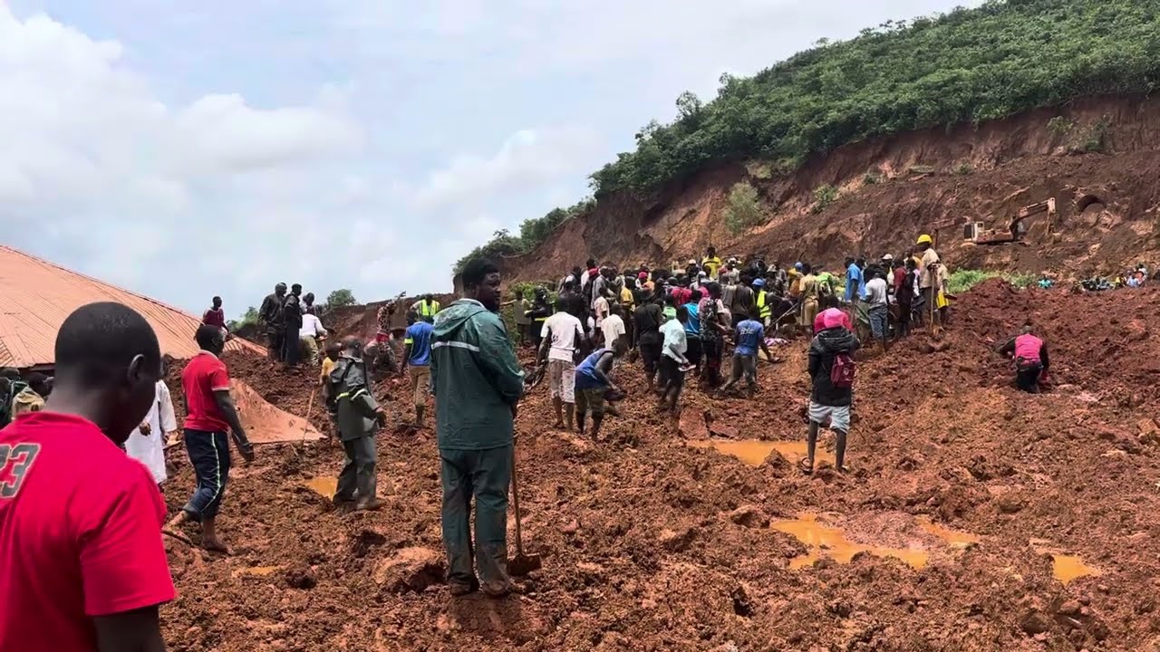 Conakry Nouvelles Éboulement à Maneyah