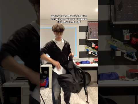 When you find that one school form #fyp #relatable #school