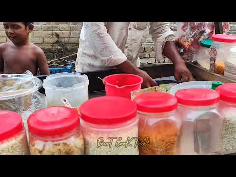 বাংলাদেশী স্ট্রিট ফুড/এত স্বাদ শিরিনার জামাই সফর আলী ভাইয়ের ঝাল চানাচুর