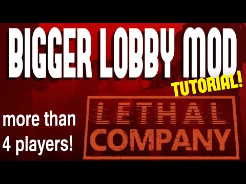 How to play with more than 4 players in Lethal Company (Bigger Lobby Mod Tutorial)