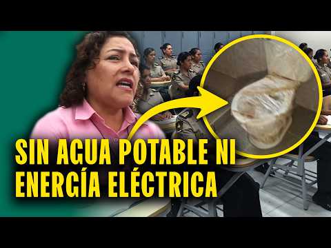 Futuras policías de la Escuela de Suboficiales estudian en condiciones deplorables