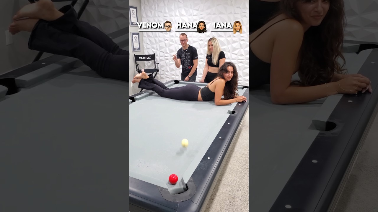 POOL TRUST SHOTS with @HanaXAlii & Venomette 😍🎱❌✅
