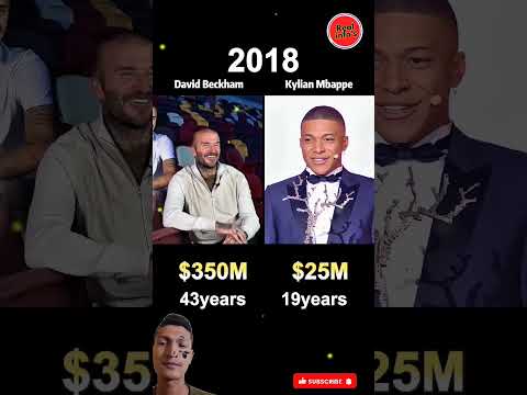 David Beckham vs Kylian Mbappe. #footballgoalstop10 #viralshort #facts