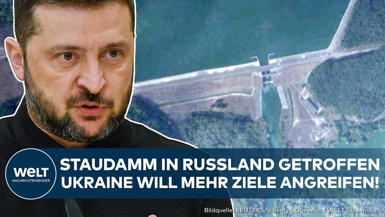 PUTINS KRIEG: Nach Treffer an Staudamm! Eskalation? Ukraine will mehr Ziele in Russland angreifen