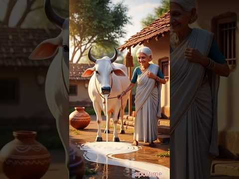 gai ko ye kya ho gya 😱🥺#trendingshorts #viral #cartoon #trending #ytshorts #viralvideo