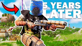 YouTube thumbnail for Ser Winter's video titled 'Can I Survive Vanilla Rust After 5 Years on Modded?'