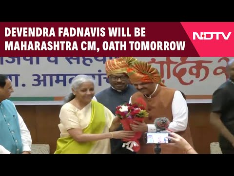 Devendra Fadnavis BJP | It's Official: D Fadnavis Will Be Maharashtra Chief Minister, Oath Tomorrow
