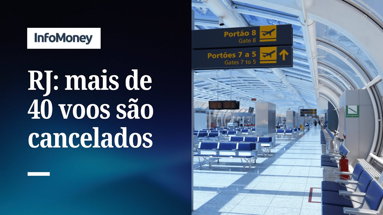Voos são atrasados no Aeroporto Santos Dumont após óleo na pista | InfoMoney News