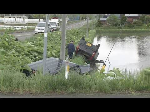 ニュースの動画サムネイル - 交差点で乗用車同士が衝突 2人心肺停止　北海道(2025年5月20日)