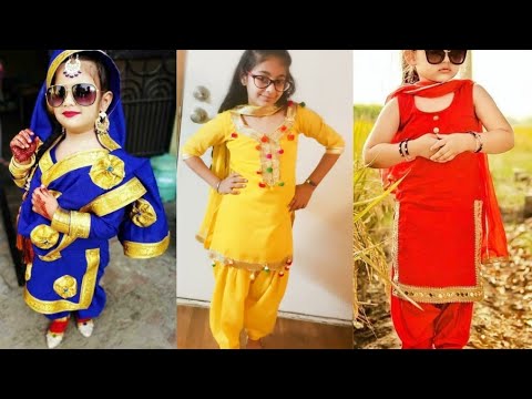 punjabi suit design for kids