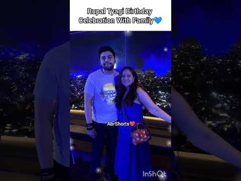 #rupaltyagi #birthday #celebration #sapnesuhaneladakpanke #gunjan #ankitgera #adaakhan #shorts #yt 💙