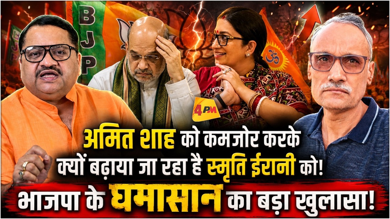 अमित शाह के पत्ते बुरी तरह पिटे, स्मृति ईरानी के साथ हो रहा कैसा खेल! || Modi || Shah | Smriti Irani