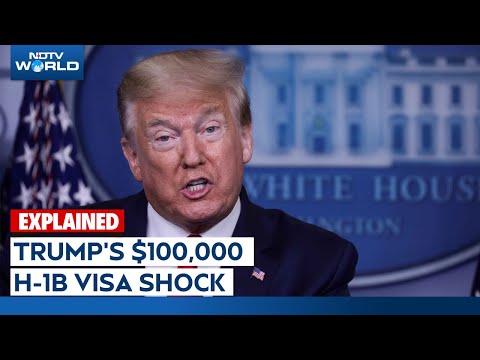 H1B Visa New Rules | Donald Trump’s $100,000 H-1B Visa Shock, $1 Million ‘Gold Card’ Unveiled