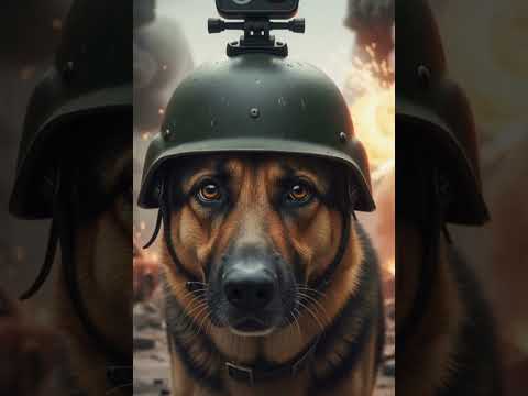 “First-Person War Dog POV — Running Through Fire and Fear 🐺🔥 | Cinematic Realism AI Short”5