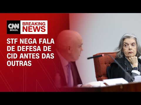 ​STF nega fala de defesa de Cid antes das outras | LIVE CNN