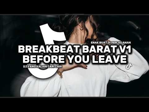 DJ Terbaru 2026! Breakbeat Barat V1 - Before You Leave | Whyn Fvnky Rmx