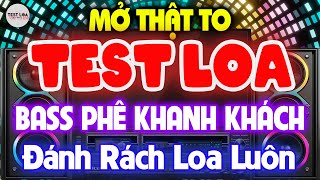 NHẠC TEST LOA 8D CỰC CHUẨN, Nhạc Sống Hòa Tấu Disco Remix Không Lời BASS CĂNG CỰC PHÊ