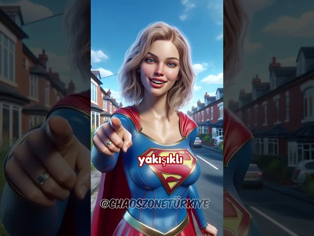 Supergirl Spider-Man'in Yüzünü Görmeye Çalışıyor! Harley & Catwoman Yardımcı! ⛔ #shorts