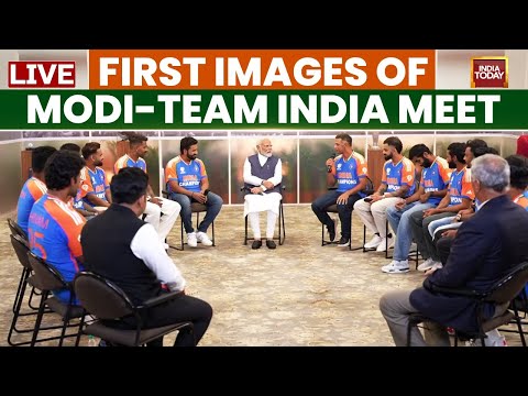 LIVE: Team India Meets Prime Minister Narendra Modi In New Delhi After T20 World Cup Triumph