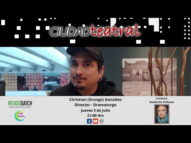 Ciudad Teatral - Christian "Grunge" González - 3 de Julio 2025

Conversamos con Christian "Grunge" González - Director y Dramaturgo

Conduce: Guillermo Pallacan
.
.
.
.
.
.
.
.
.
.
#tvrnuble #satch #teatro #buenosaires #buenosairesargentina #buenosairescity 
#buenosairescityires #carlospallacan  #teatrooffbuenosaires #teatrooffoffbuenosaires 
#teatroindependienteargentino #teatroindependientedebuenosaires #tearosanmartinbuenosaires #buenosaires #teatro #tvrnuble