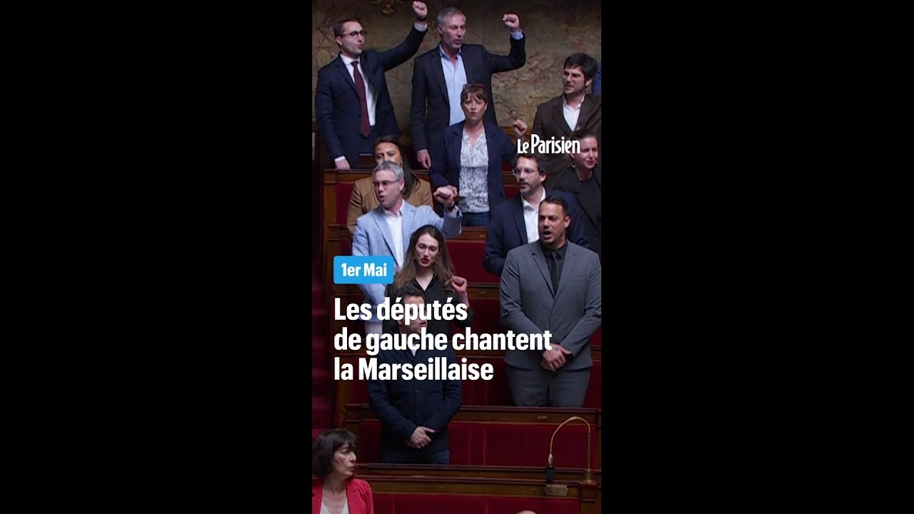 Loi sur le 1er-Mai: la gauche chante la Marseillaise à l'Assemblée