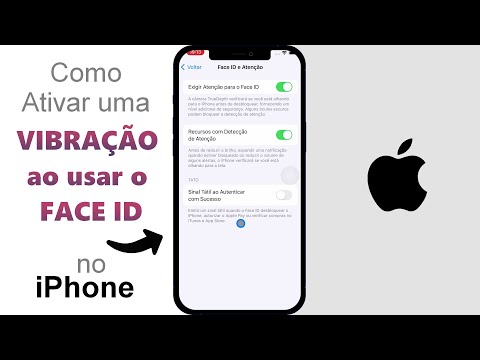 Como Ativar uma VIBRAÇÃO ao usar o FACE ID no iPhone