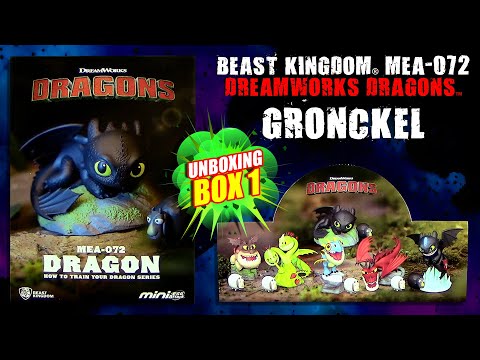 Beast Kingdom ® MEA 072 How To Train Your Dragon - Gronckle / Gronckel - Blind Box Unboxing