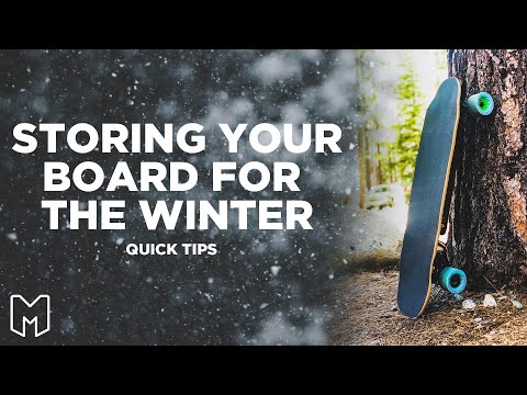 How To Safely Store Your Electric Skateboard for the Winter