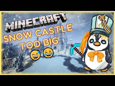 【MINECRAFT】 I THINK MY CASTLE IS TOO BIG LOL || Pina Pengin [PRISM Project]